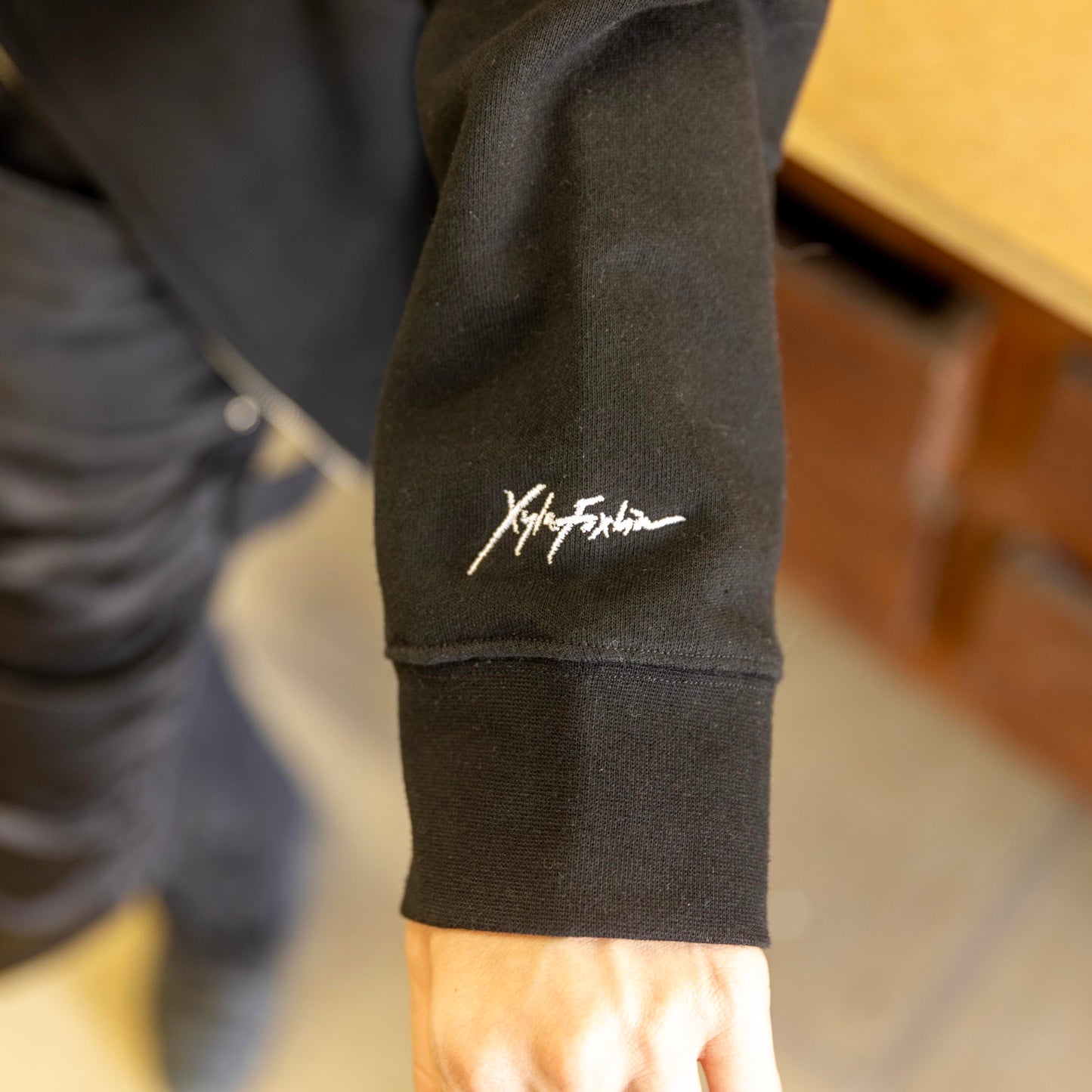 Foxlin Flight Services Embroidered Zip-Up Hoodie