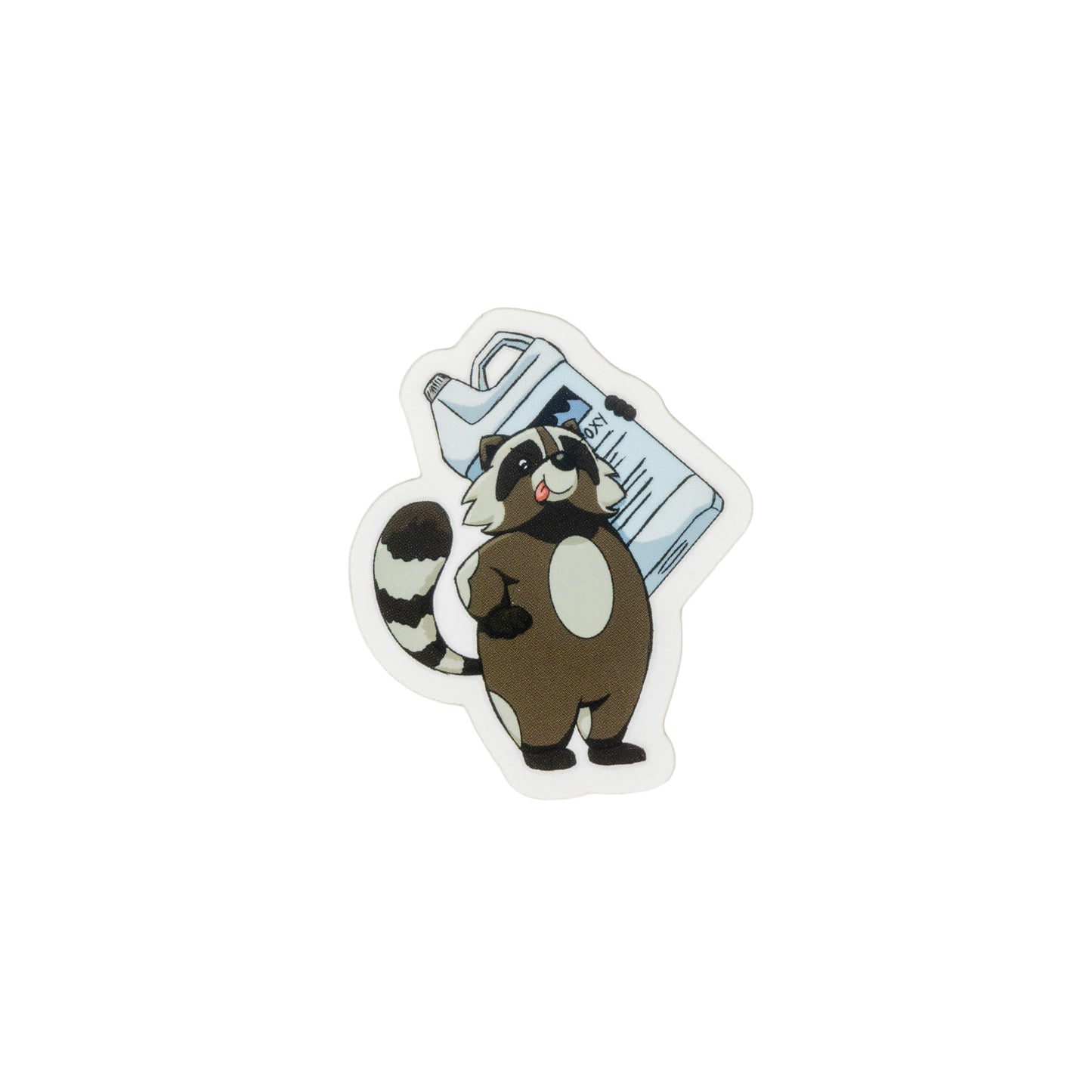 Raccoon With Epoxy Sticker