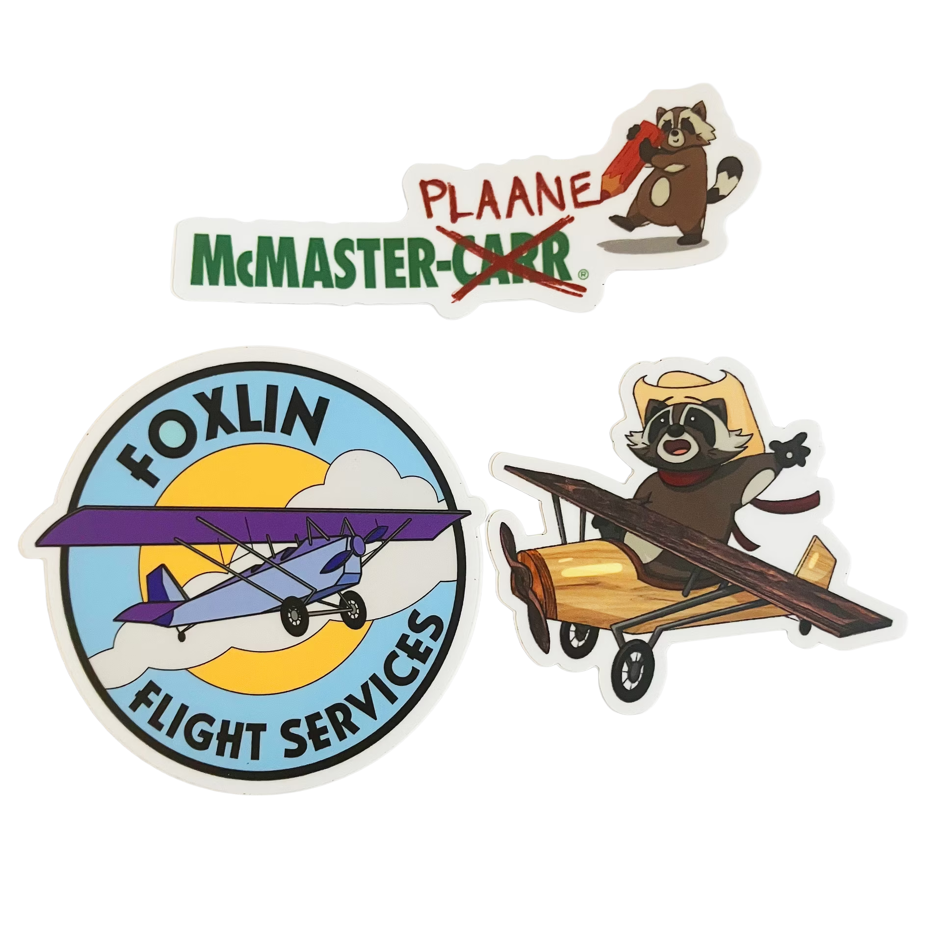 Airplane Build Sticker Pack – Xyla Foxlin