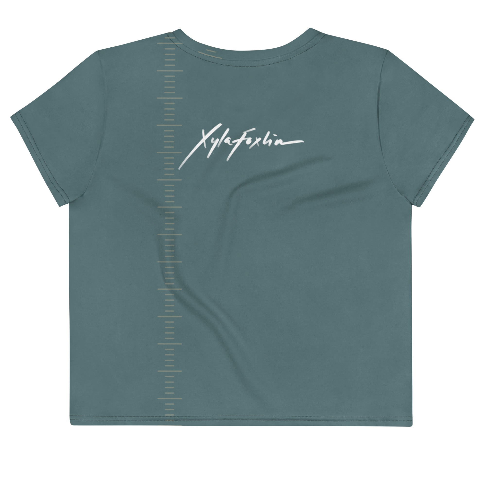 Measure Once Cut Twice Crop Tee - Green – Xyla Foxlin