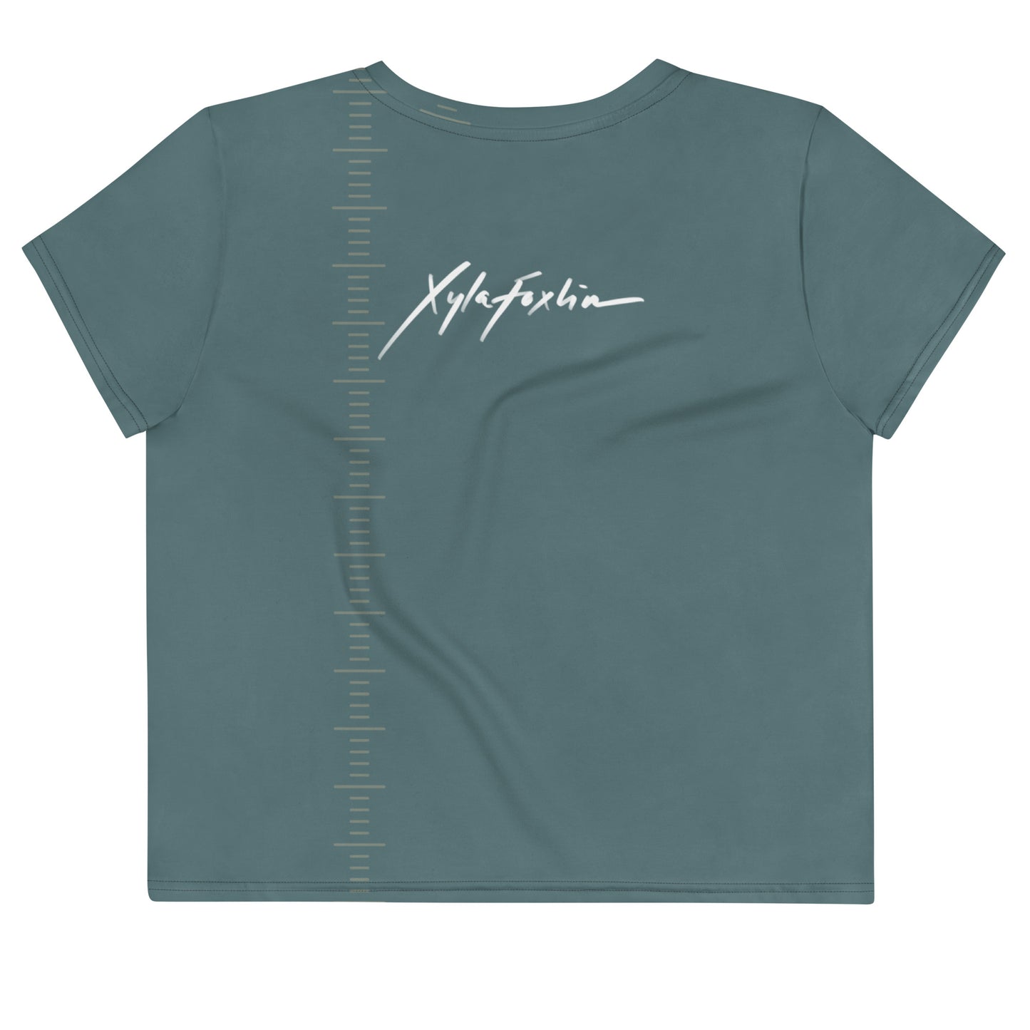 Measure Once Cut Twice Crop Tee - Green