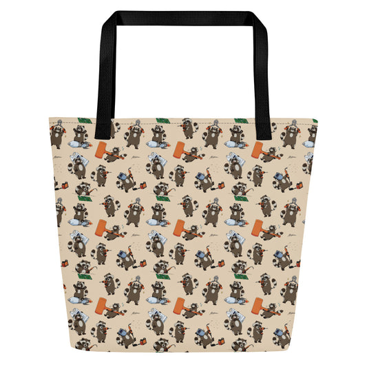 AH! RACCOONS EVERYWHERE! Tote Bag